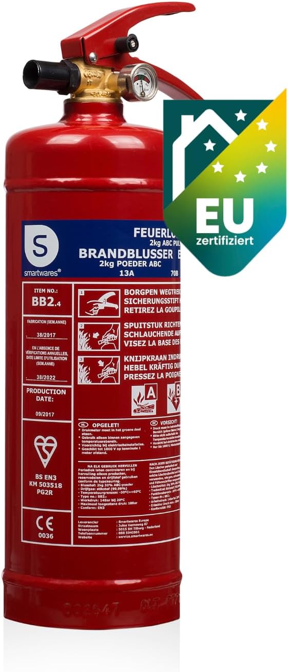 Pulverslukker 2 Kg fra Maxigastro - Praktisk og Effektiv