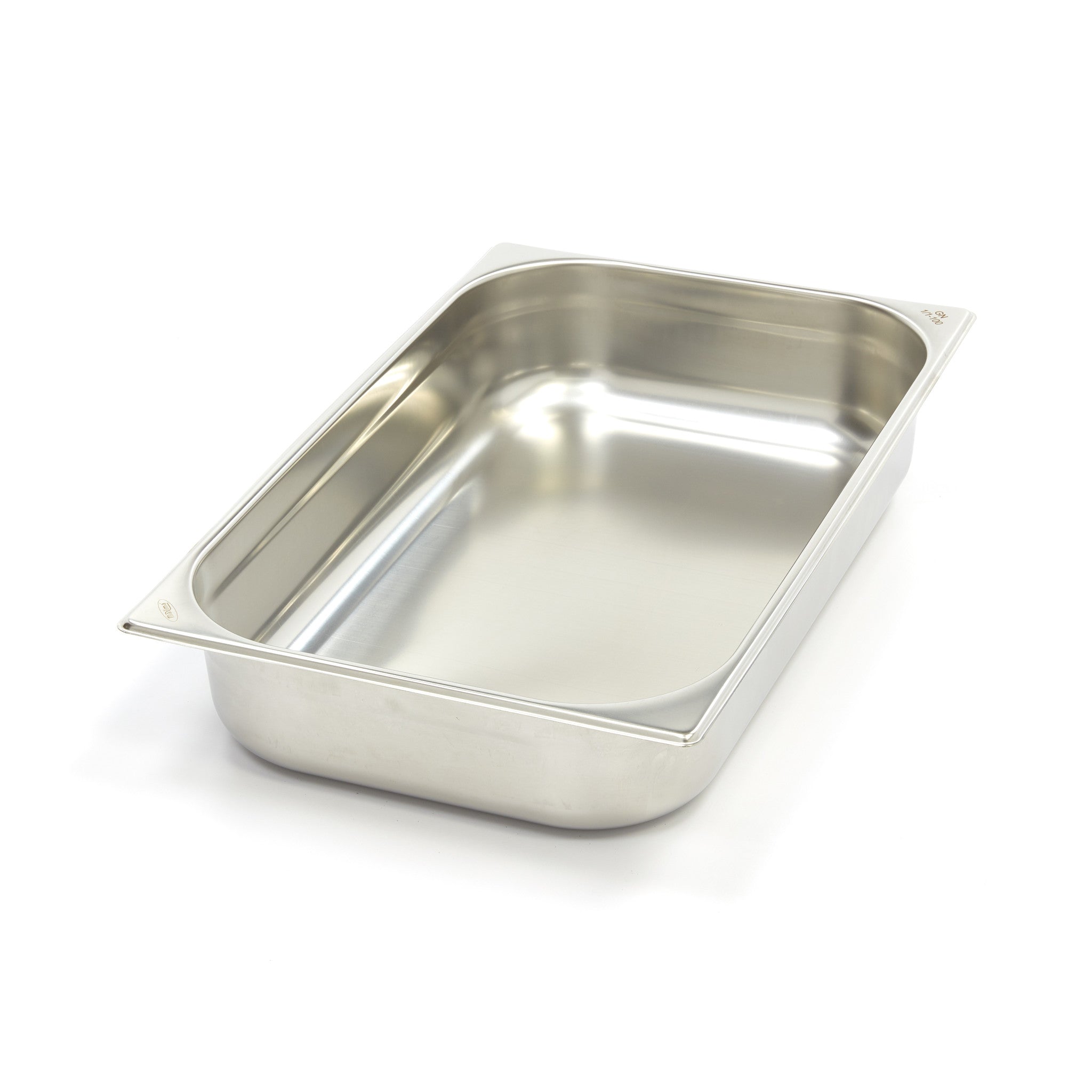 Gastronorm Beholder 3 Stk - 10cm Dyb - Rustfrit Stål