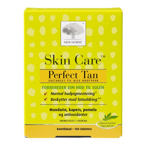 Perfect Tan Skin Care   180 Tab     fra New Nordic