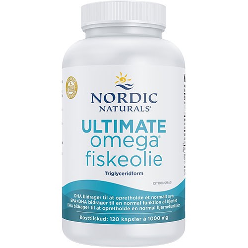 Ultimate Omega Fiskeolie   120 Kapsler fra Nordic Naturals