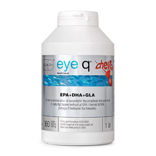 Eye Q Chews Tyggekap. M  Jordbærsmag   360 Kap fra Equazen